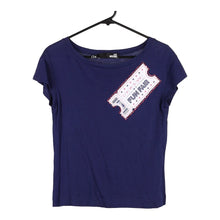  Vintage blue Bootleg Moschino T-Shirt - womens small