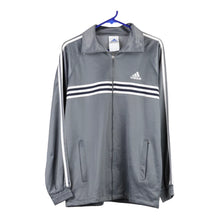  Vintage grey Bootleg Adidas Track Jacket - mens large