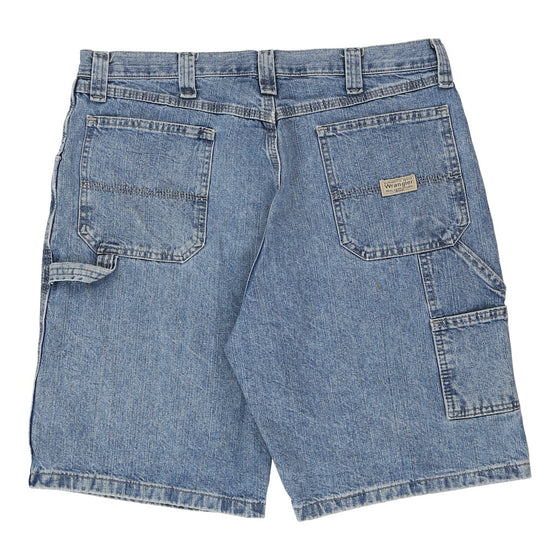 Vintage blue Wrangler Denim Shorts - mens 35" waist