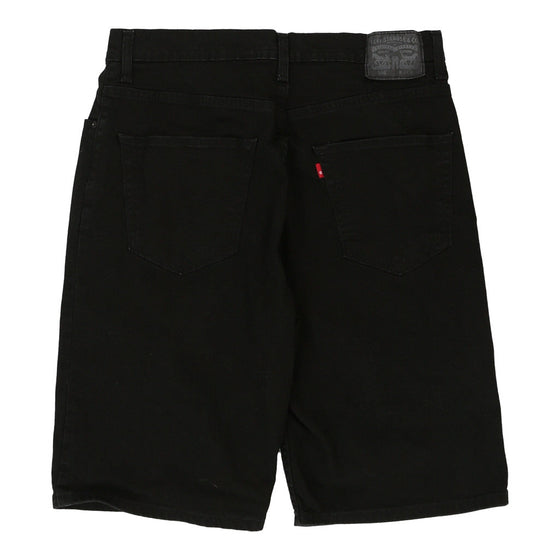 Vintage black 569 Levis Denim Shorts - mens 34" waist