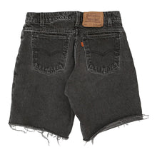  Vintage black Orange Tab 550 Levis Denim Shorts - womens 28" waist
