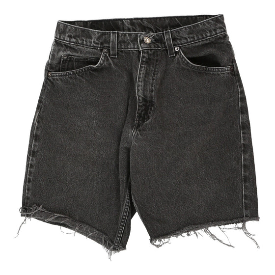 Vintage black Orange Tab 550 Levis Denim Shorts - womens 28" waist