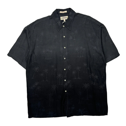 Campia Hawaiian Shirt - XL Black Viscose