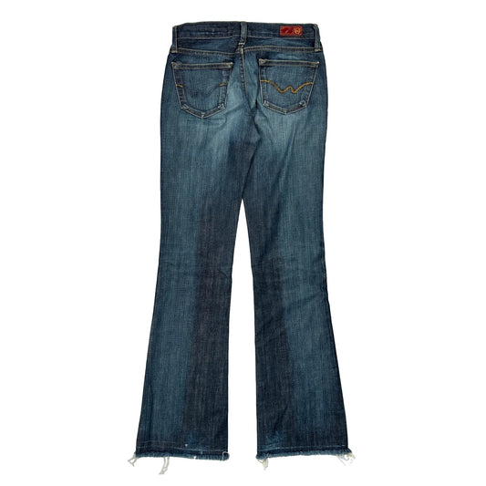 Unbranded Boot Cut Jeans - 28W UK 8 Dark Wash Cotton