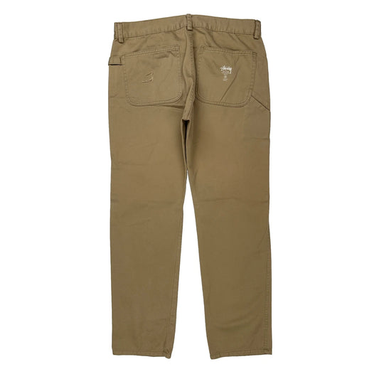 Stussy Chinos - 32W 29L Khaki Cotton