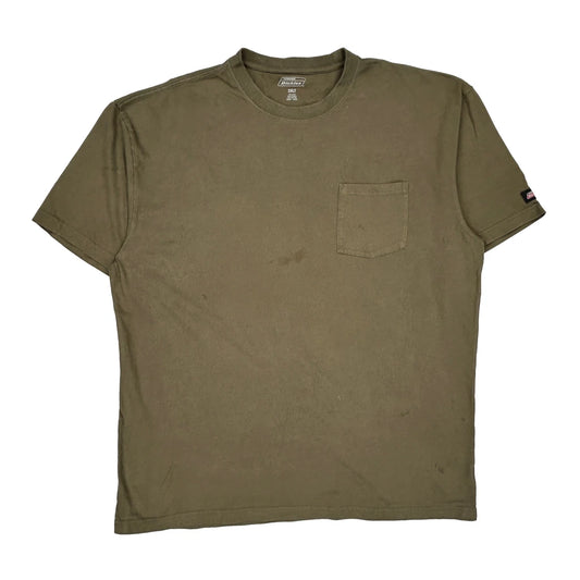 Dickies T-Shirt - 2XL Green Cotton