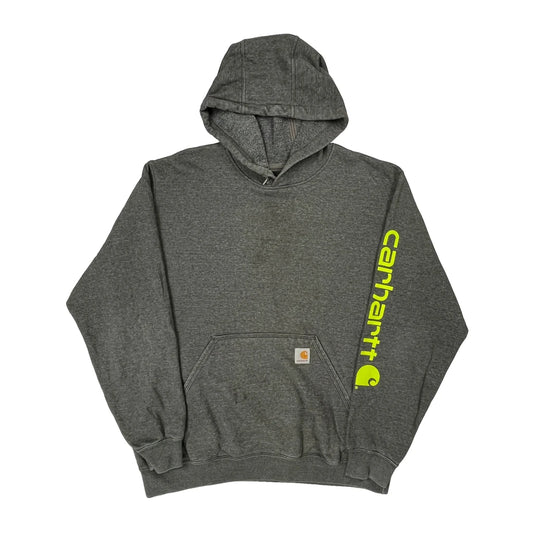 Vintage Carhartt Hoodie - Large Gray Cotton