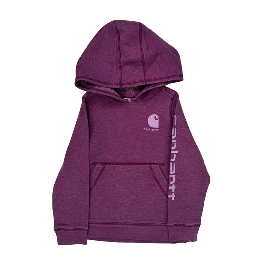 Age 4 Carhartt Long Sleeve T-Shirt - XS Purple Cotton Blend