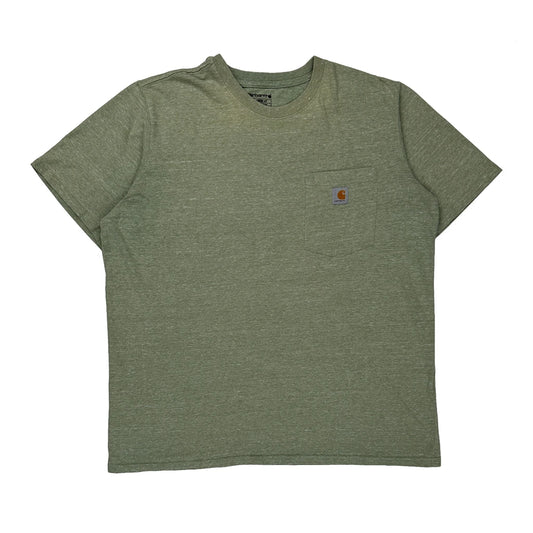 Carhartt T-Shirt - XL Green Cotton