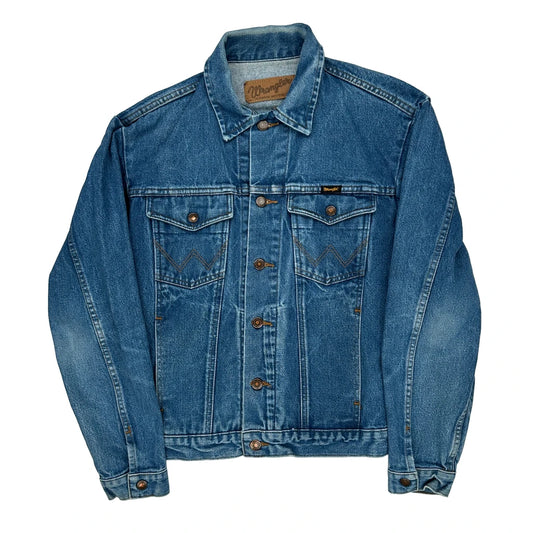 Wrangler Denim Jacket - Medium Blue Denim