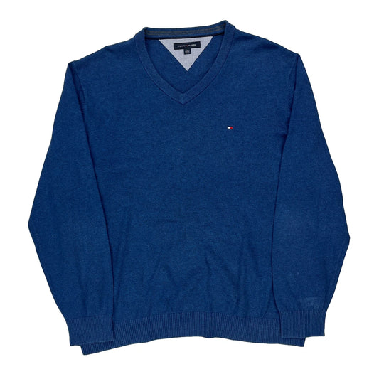 Tommy Hilfiger Jumper - XL Blue Cotton