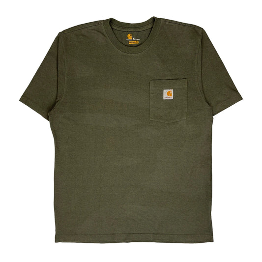 Carhartt T-Shirt - Medium Khaki Cotton