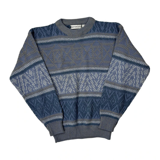 Unbranded Jumper - Small Blue Acrylic