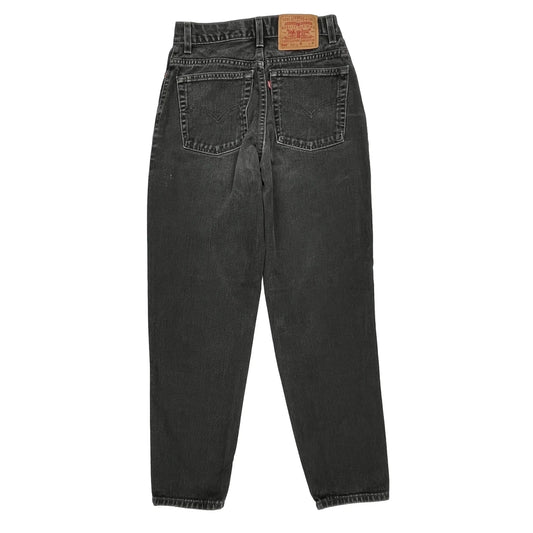 Made In USA Levis 550 Jeans - 26W UK 6 Black Cotton