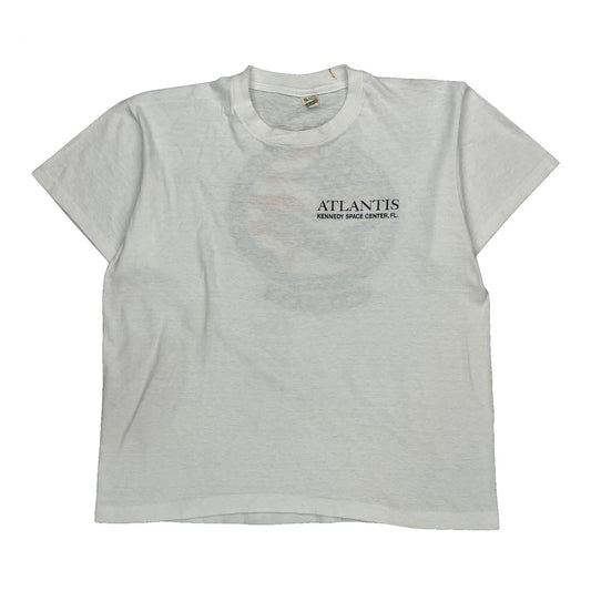 Nasa Screen Stars Graphic T-Shirt - XL White Cotton Blend