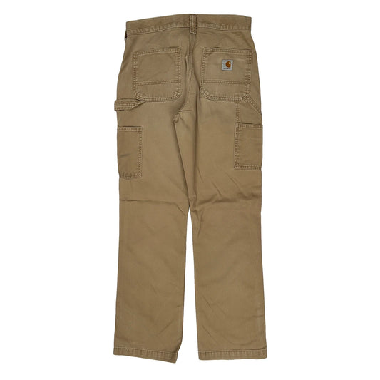 Carhartt Carpenter Trousers - 30W 31L Beige Cotton