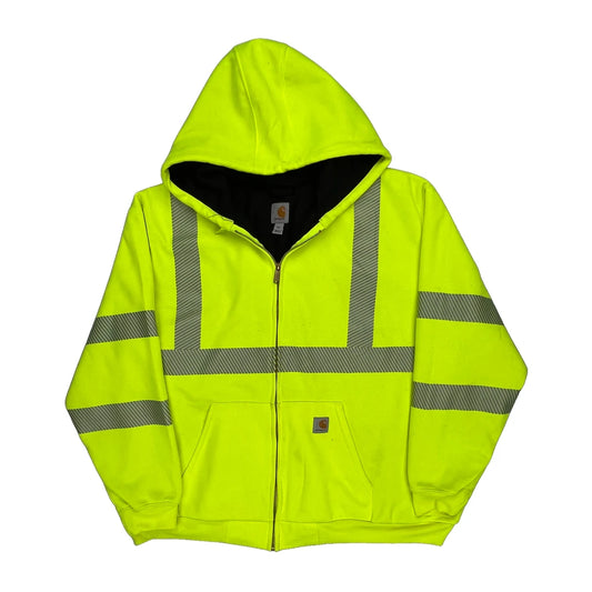 Carhartt Hoodie - 2XL Yellow Polyester