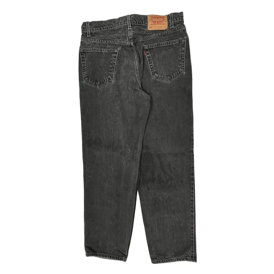 550 Levis Jeans - 36W 32L Black Cotton
