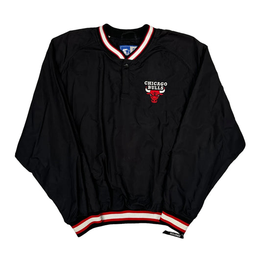 Chicago Bulls Chicago Bulls Nba Windbreaker - Large Black Polyester