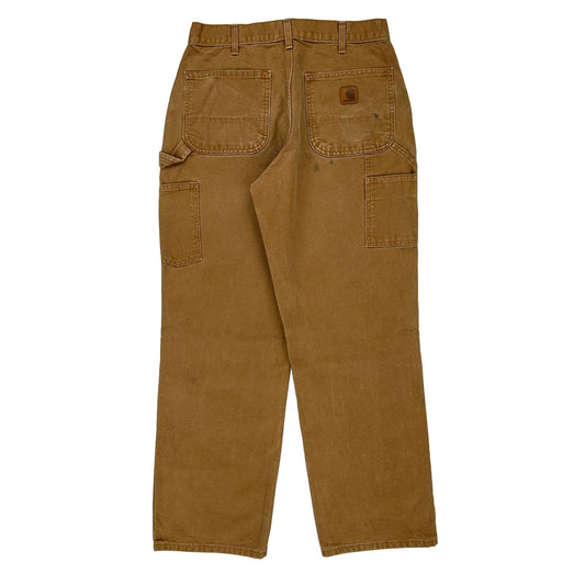 Carhartt Carpenter Trousers - 30W 30L Brown Cotton