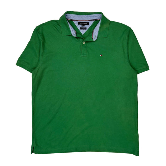 Tommy Hilfiger Polo Shirt - XL Green Cotton