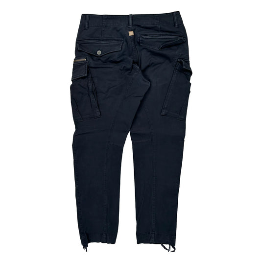Vintage Ecko Unltd Cargo Trousers - 31W 29L Black Cotton