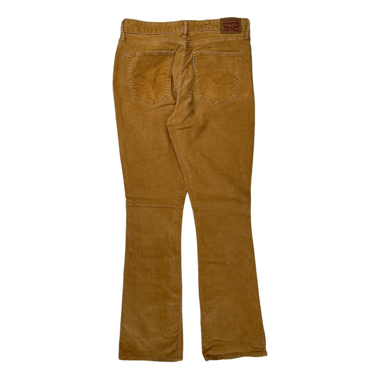 Levis Boot Cut Cord Trousers - 31″ Waist Brown Corduroy