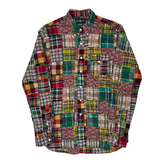 Ralph Lauren Checked Shirt - Medium Multicoloured Cotton