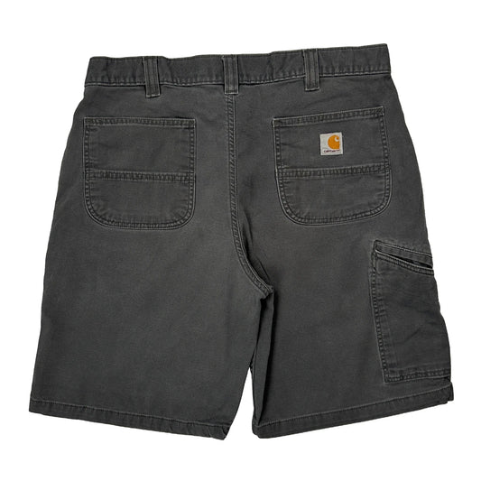 Carhartt Carpenter Shorts - 34W 10L Grey Cotton