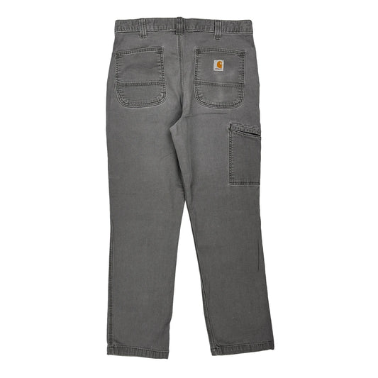 Carhartt Trousers - 32W 30L Grey Cotton Blend