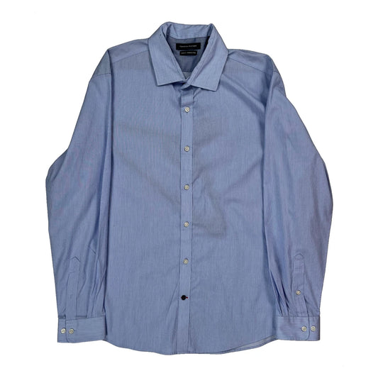 Tommy Hilfiger Slim Fit Shirt - XL Blue Cotton