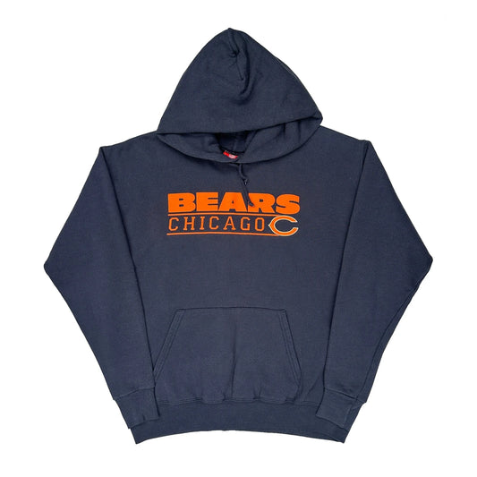 Chicago Bears Nfl Hoodie - XL Navy Cotton Blend