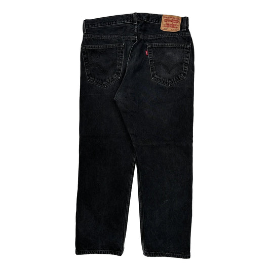 Vintage Levis 505 Jeans - 34W 28L Black Cotton