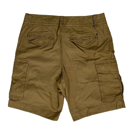 Vintage Tommy Hilfiger Cargo Shorts - 32W 11L Khaki Cotton