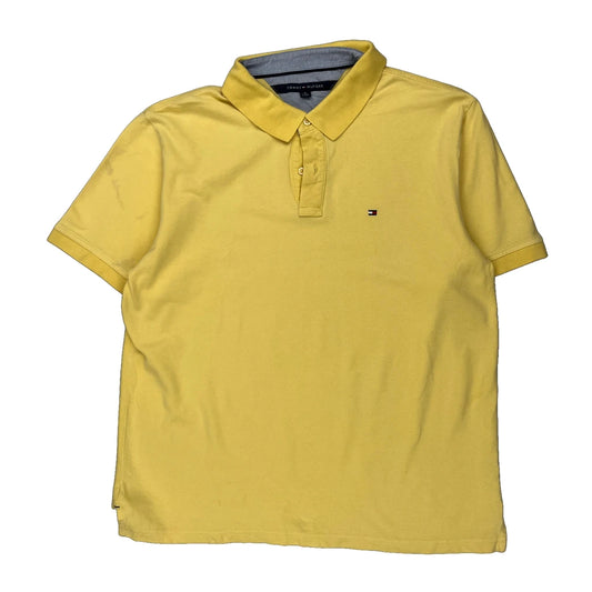 Tommy Hilfiger Polo Shirt - XL Yellow Cotton
