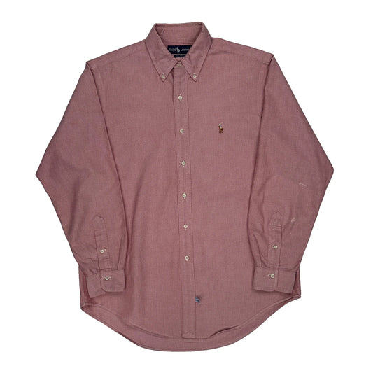 Vintage Ralph Lauren Shirt - Large Red Cotton