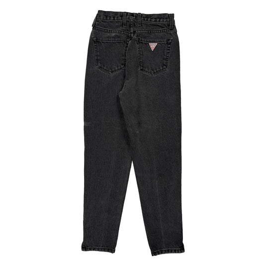 Guess Jeans - 25W UK 6 Black Cotton