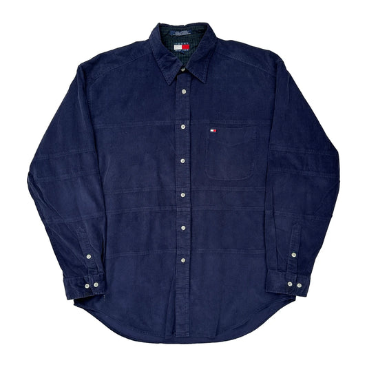 Tommy Hilfiger Shirt - Large Navy Cotton