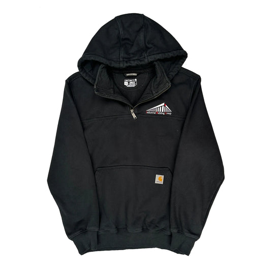 Rain Defender Carhartt Hoodie - Medium Black Cotton