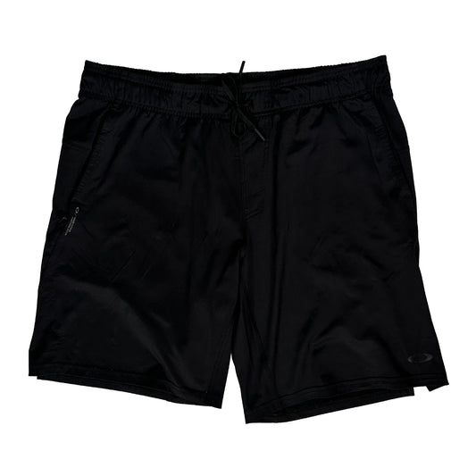 Vintage Performance Fit Oakley Sport Shorts - XL Black Polyester