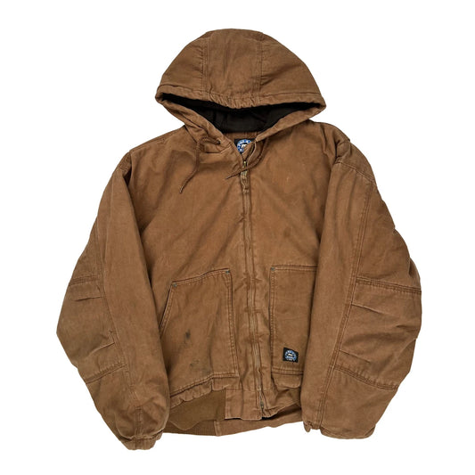 Key Jacket - XL Brown Cotton