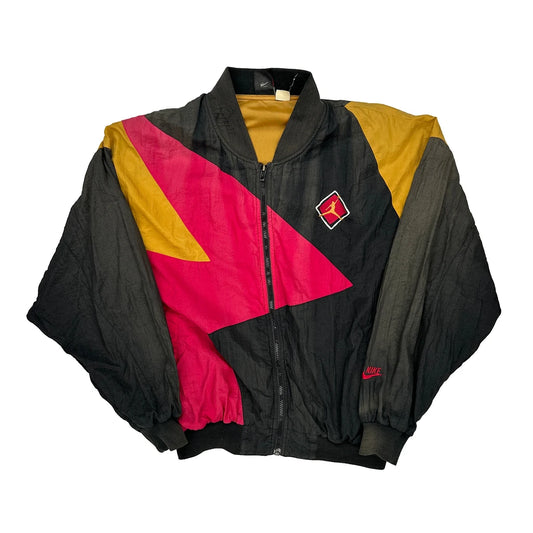 Nike Windbreaker - Large Black Nylon