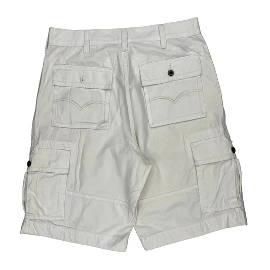 Levis Cargo Shorts - 34W 11L White Cotton
