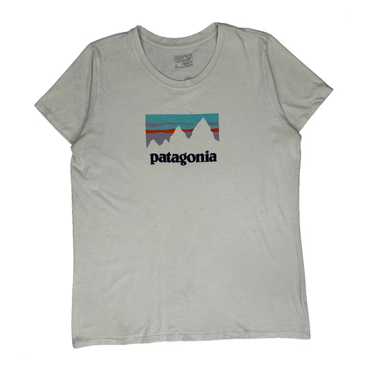 Patagonia Graphic T-Shirt - XL Cream Cotton