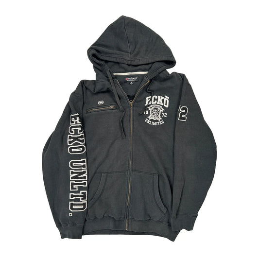 Ecko Unltd Hoodie - Medium Black Cotton