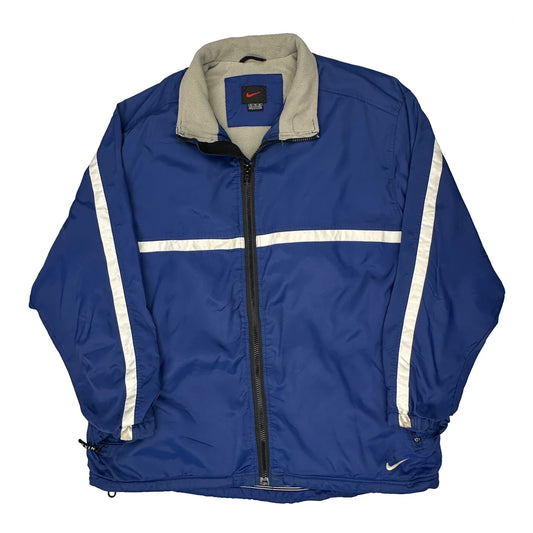 Nike Windbreaker - 2XL Blue Polyester