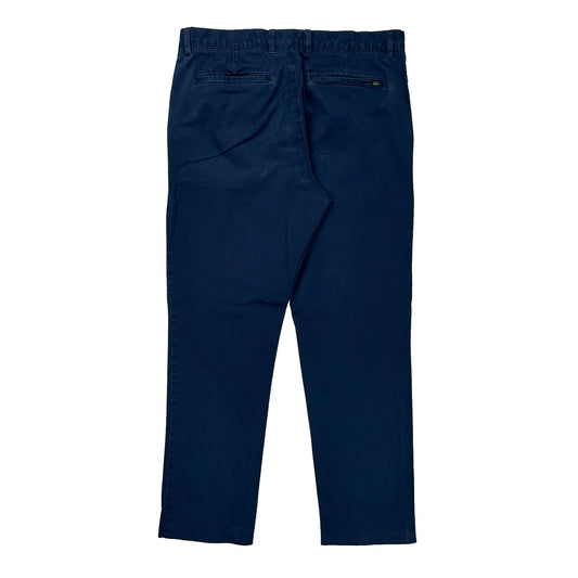 Lacoste Chinos - 34W 29L Blue Cotton