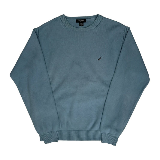 Nautica Jumper - Large Blue Cotton