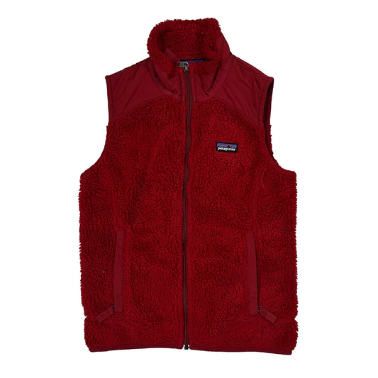 Patagonia Fleece Vest - Small Red Polyester