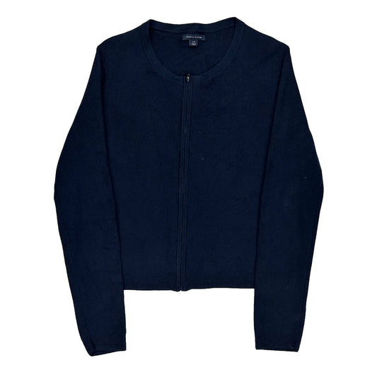 Tommy Hilfiger Zip Up - Large Navy Cotton